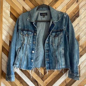 Lucky Brand Cropped Denim Jacket